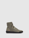 Zip Up Ankle Boots BLER550SOF Sage